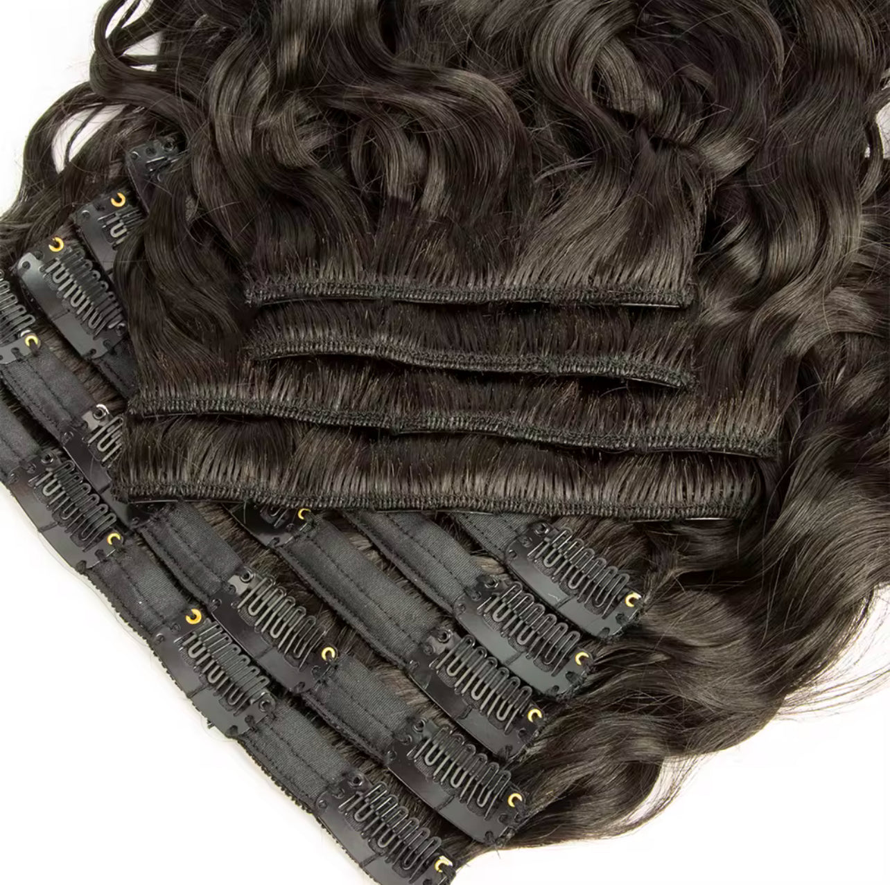 Curly 3B Sambi Dark Brown Classic Clip-in Hair Extensions