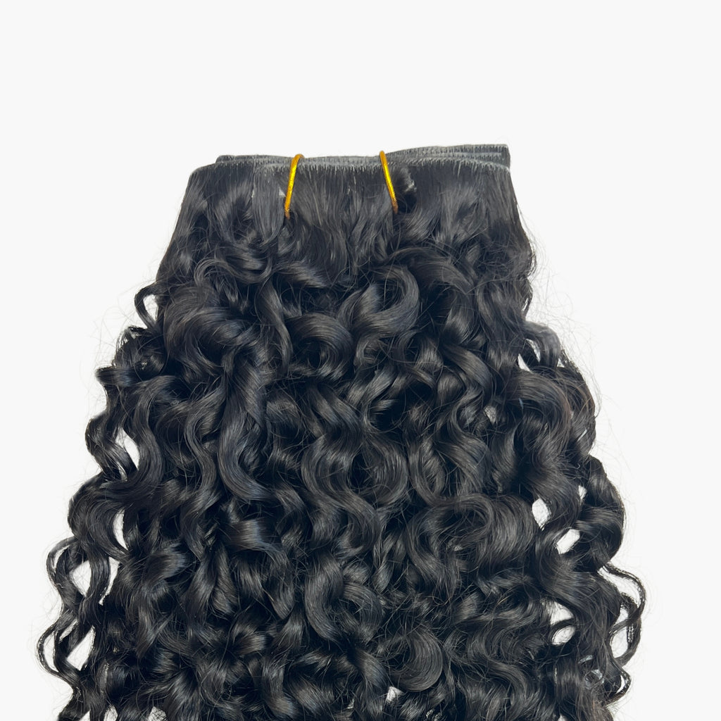 Curly Heaven Hair | Sambi Curly Off Black Invisible Clip-Ins