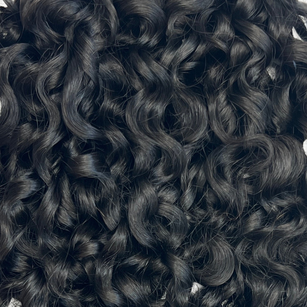 Curly Heaven Hair | Sambi Curly Off Black Invisible Clip-Ins