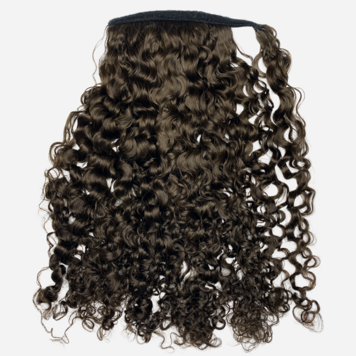 Sambi Mocha Brown Ponytail Extension | Curly Heaven™  