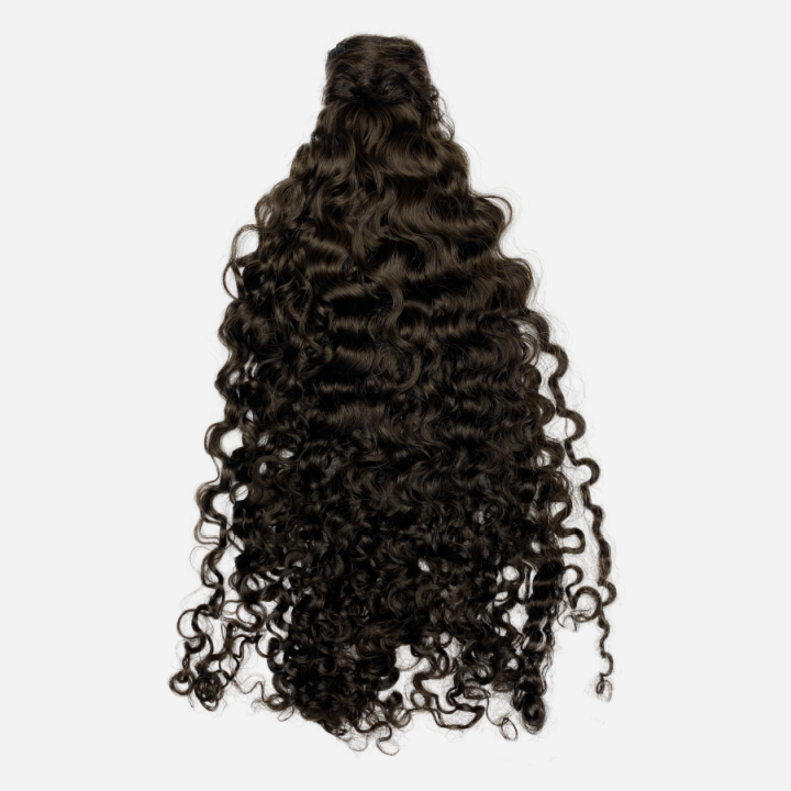 Sambi Mocha Brown Ponytail Extension | Curly Heaven™  