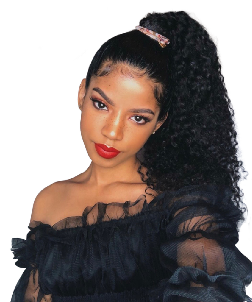 Sambi Off Black Wrap Curly Ponytail Extension | Curly Heaven™ 