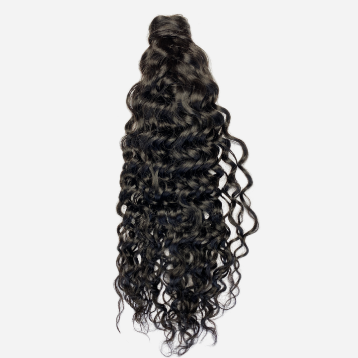 Wavy Curly Ponytail Extensions, 100% Human Hair