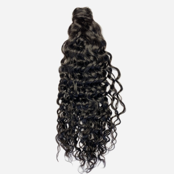 Wavy Curly Off Black Ponytail Extension | Curly Heaven™ 