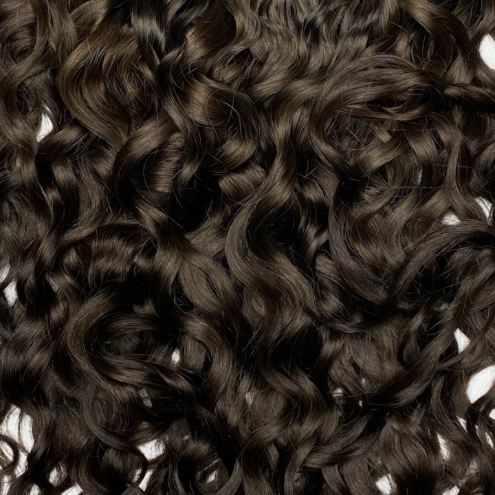 Wavy Curly Mocha Brown Seamless Clip-Ins | Curly Heaven™ 